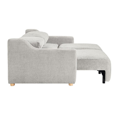 Serta - Glenmont Queen Sofa Convertible Cream - 113A009CRM view 9