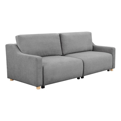 Serta - Glenmont Queen Sofa Convertible Grey - 113A009GRY view 1