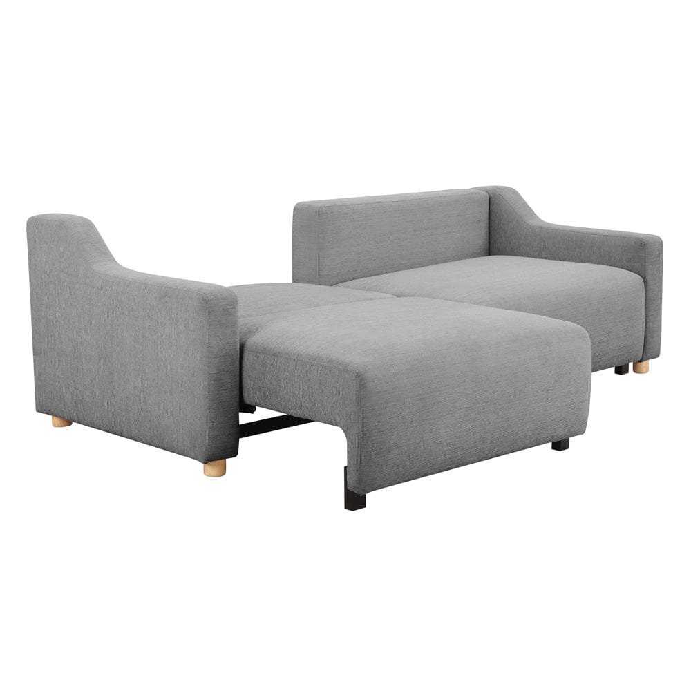 Serta - Glenmont Queen Sofa Convertible Grey - 113A009GRY view 3