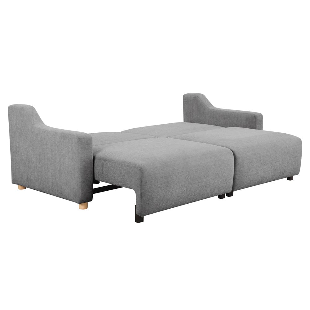 Serta - Glenmont Queen Sofa Convertible Grey - 113A009GRY view 5