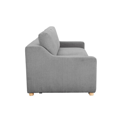 Serta - Glenmont Queen Sofa Convertible Grey - 113A009GRY view 6