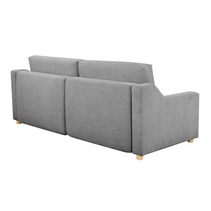 Serta - Glenmont Queen Sofa Convertible Grey - 113A009GRY view 7