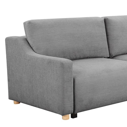 Serta - Glenmont Queen Sofa Convertible Grey - 113A009GRY view 9