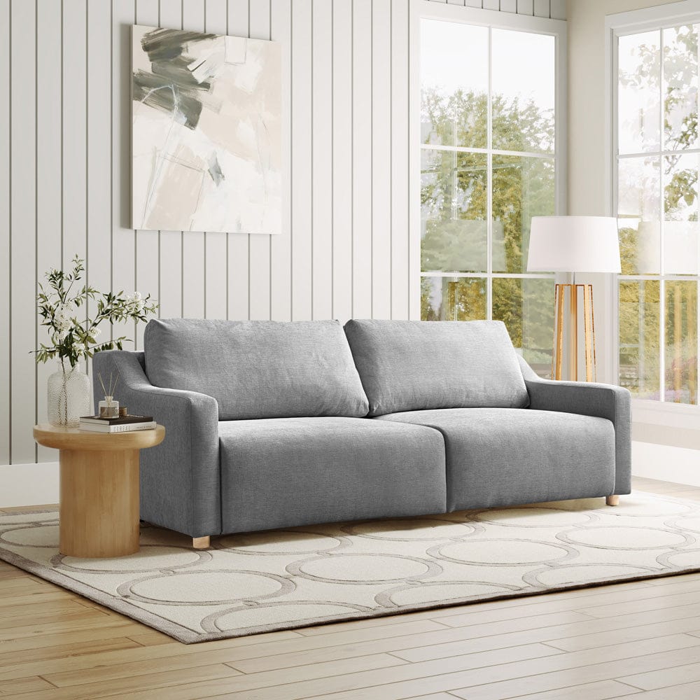 Serta - Glenmont Queen Sofa Convertible Grey - 113A009GRY view 11