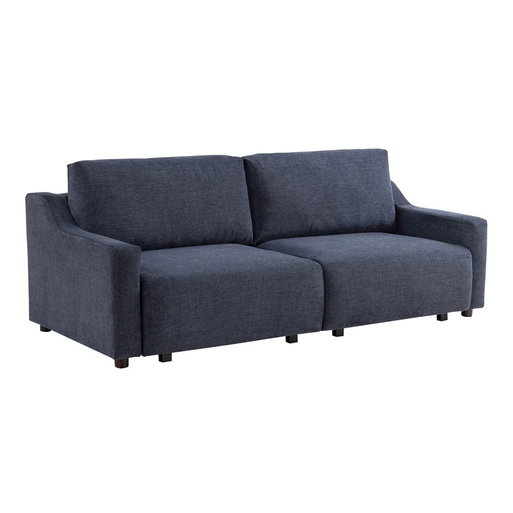 Serta - Glenmont Queen Sofa Convertible Navy Blue - 113A009NVY view 1