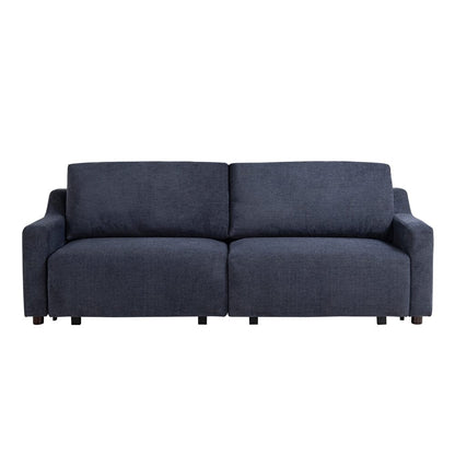 Serta - Glenmont Queen Sofa Convertible Navy Blue - 113A009NVY view 2