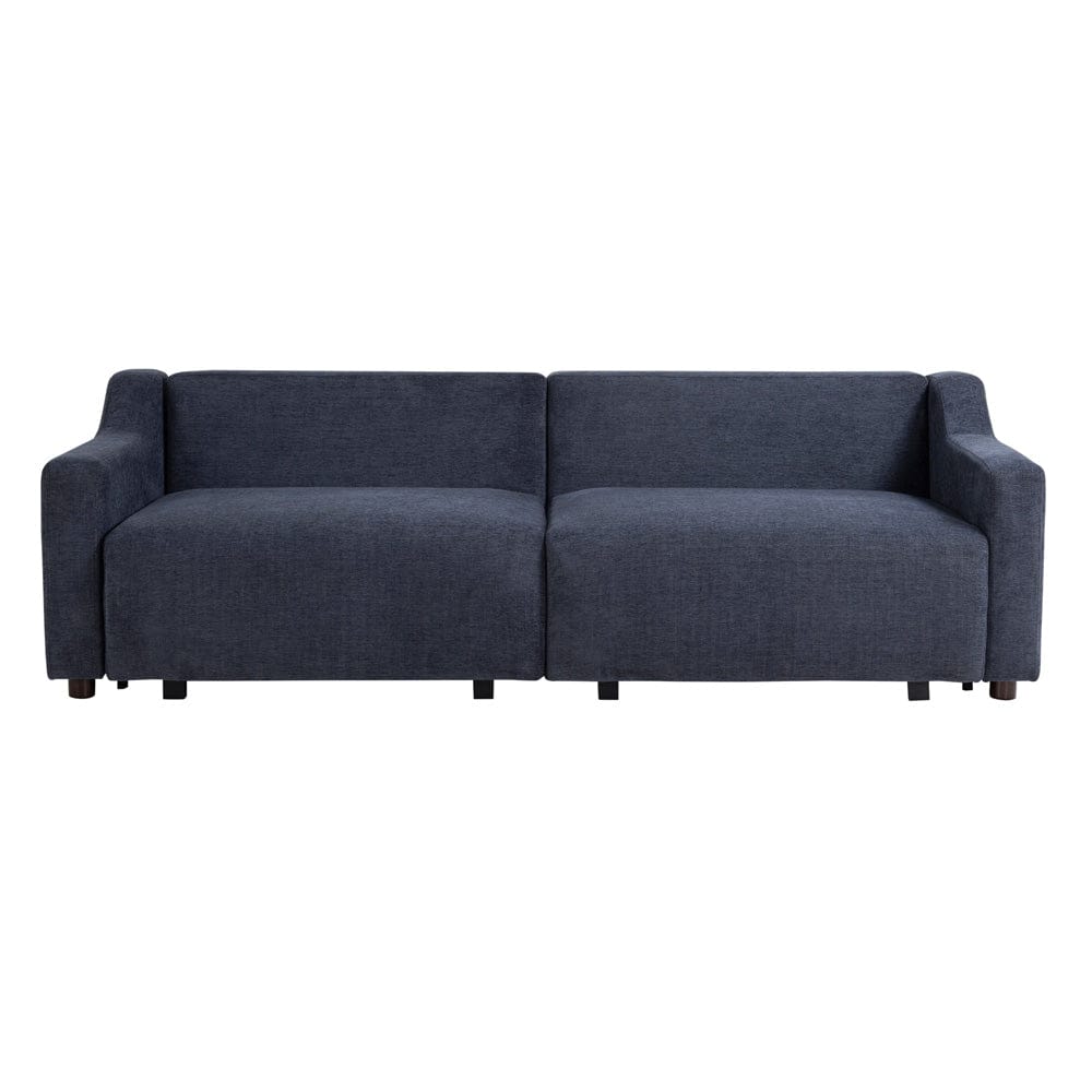 Serta - Glenmont Queen Sofa Convertible Navy Blue - 113A009NVY view 3