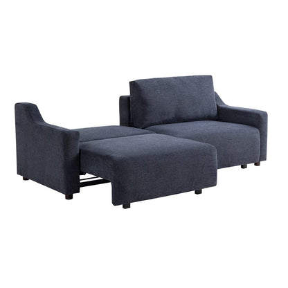 Serta - Glenmont Queen Sofa Convertible Navy Blue - 113A009NVY view 8