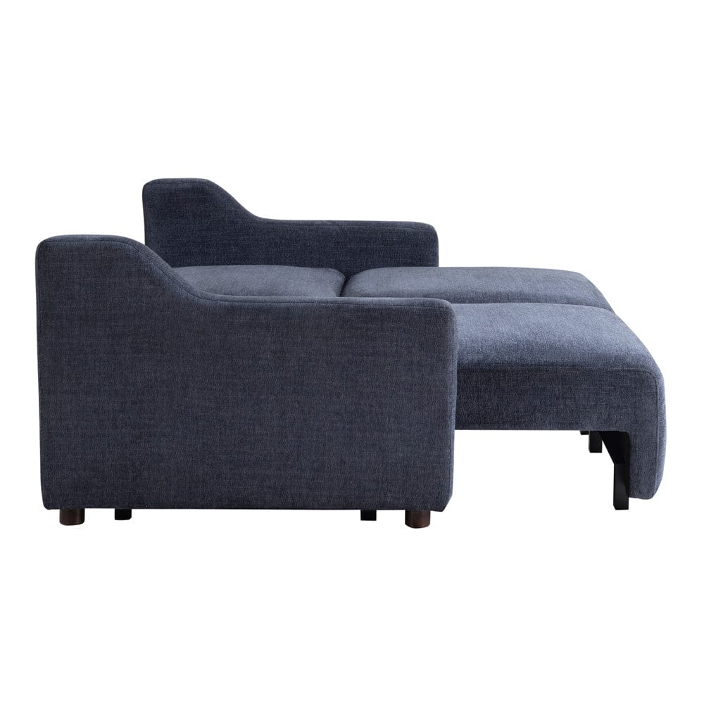Serta - Glenmont Queen Sofa Convertible Navy Blue - 113A009NVY view 11