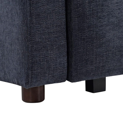 Serta - Glenmont Queen Sofa Convertible Navy Blue - 113A009NVY view 19