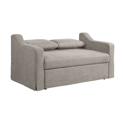Serta - Haddington Full Loveseat Sleeper Flax  - 112A012FLX view 3