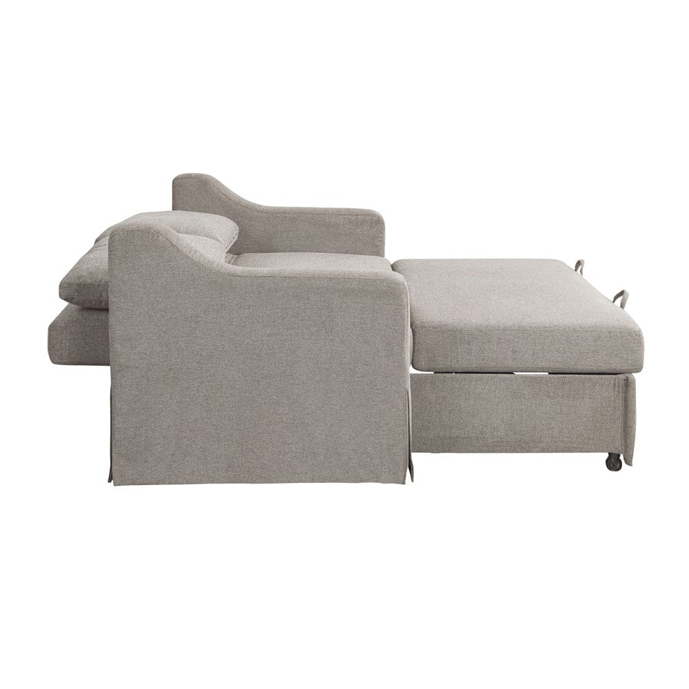 Serta - Haddington Full Loveseat Sleeper Flax  - 112A012FLX view 10