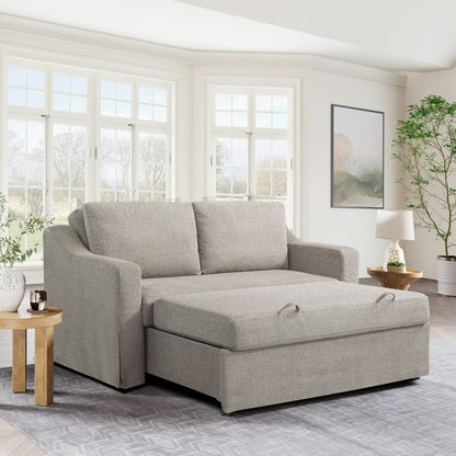 Serta - Haddington Full Loveseat Sleeper Flax  - 112A012FLX view 21