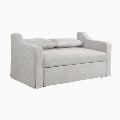 Serta - Haddington Full Loveseat Sleeper Linen - 112A012LIN view 3