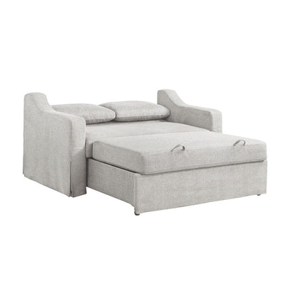 Serta - Haddington Full Loveseat Sleeper Linen - 112A012LIN view 4