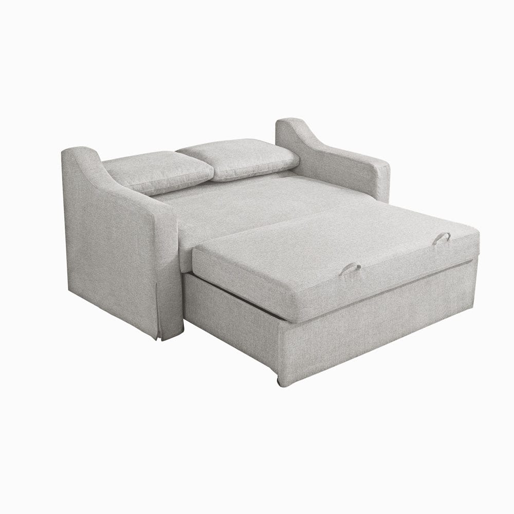 Serta - Haddington Full Loveseat Sleeper Linen - 112A012LIN view 6