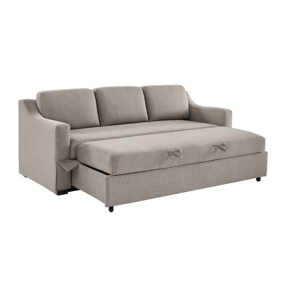 Serta - Haddington Sofa Convertible Flax - 113A012FLX view 4