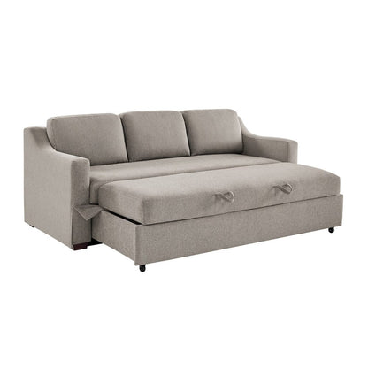 Serta - Haddington Sofa Convertible Flax - 113A012FLX view 4