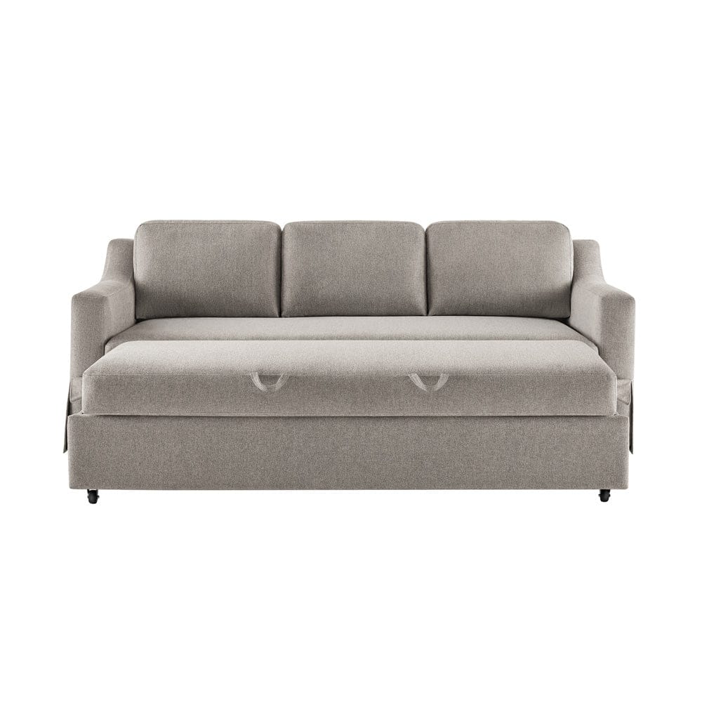 Serta - Haddington Sofa Convertible Flax - 113A012FLX view 5