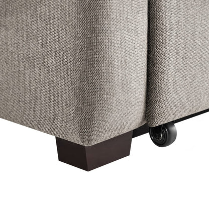 Serta - Haddington Sofa Convertible Flax - 113A012FLX view 15