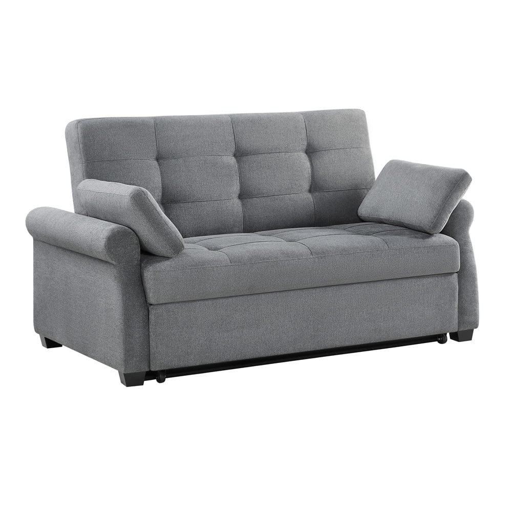Serta - Hampton Queen Casual Convertible Charcoal - SA-HPTSA3TM3011 view 1
