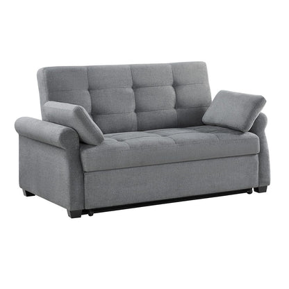 Serta - Hampton Queen Casual Convertible Charcoal - SA-HPTSA3TM3011 view 1