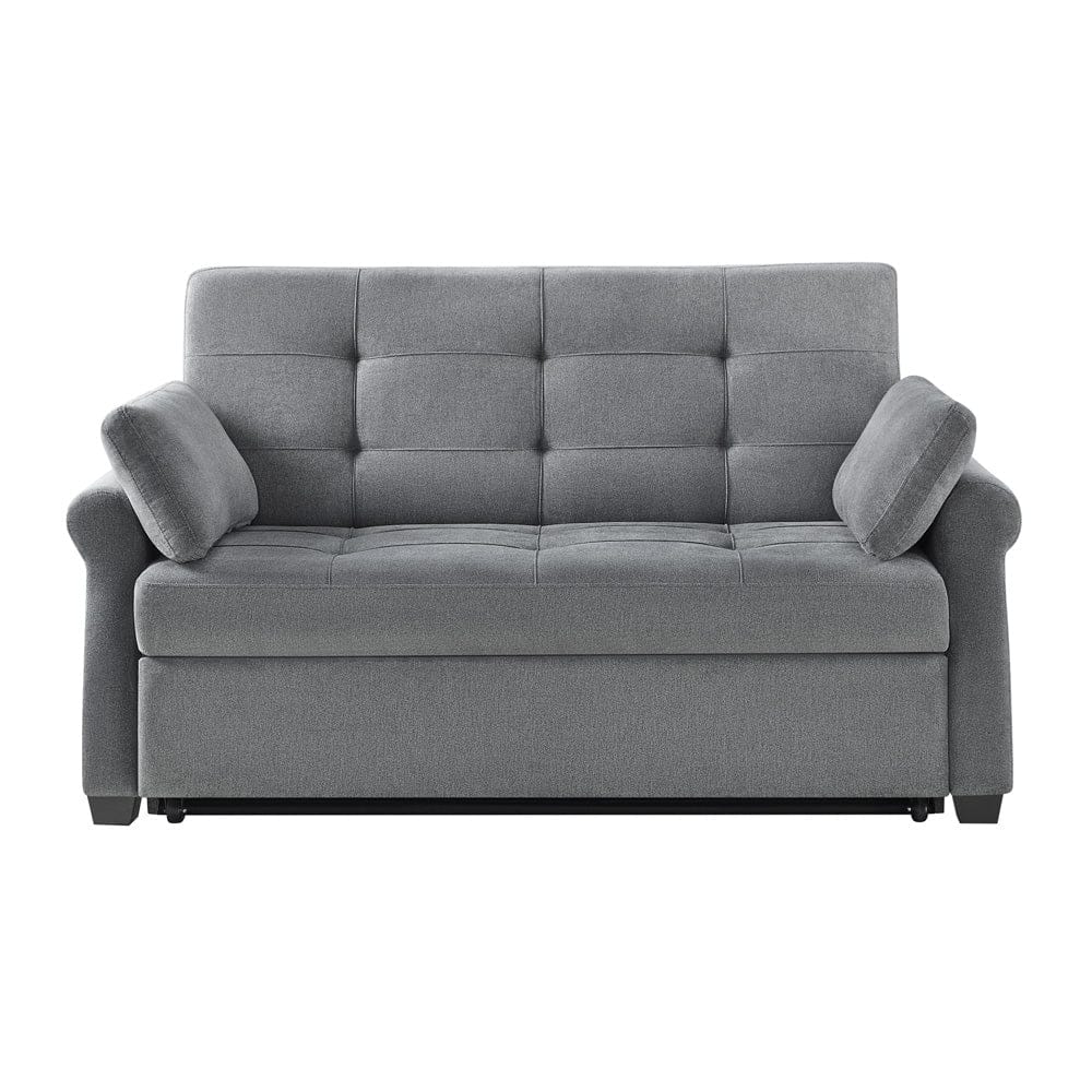 Serta - Hampton Queen Casual Convertible Charcoal - SA-HPTSA3TM3011 view 2