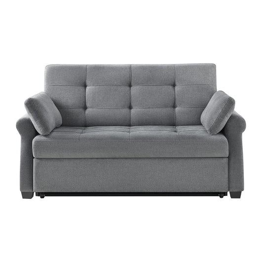 Serta - Hampton Queen Casual Convertible Charcoal - SA-HPTSA3TM3011 view 2