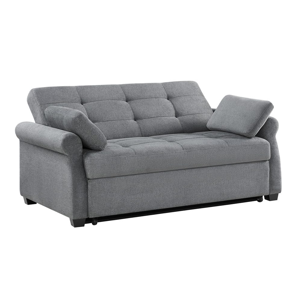 Serta - Hampton Queen Casual Convertible Charcoal - SA-HPTSA3TM3011 view 3