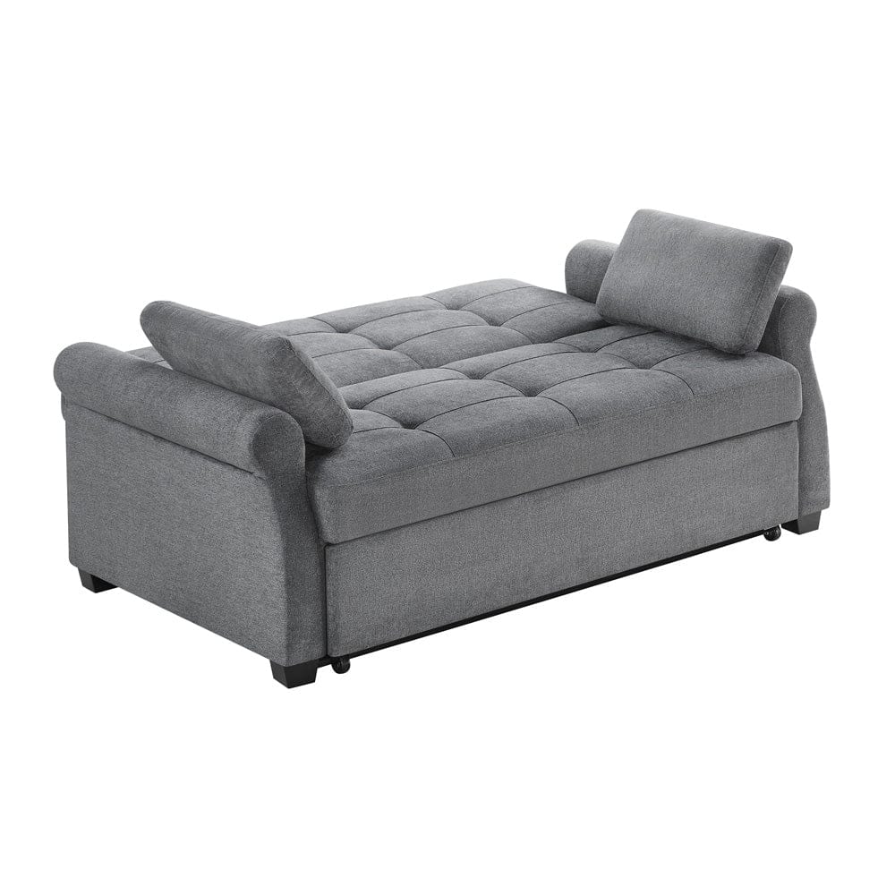 Serta - Hampton Queen Casual Convertible Charcoal - SA-HPTSA3TM3011 view 6