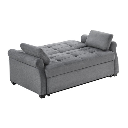 Serta - Hampton Queen Casual Convertible Charcoal - SA-HPTSA3TM3011 view 6