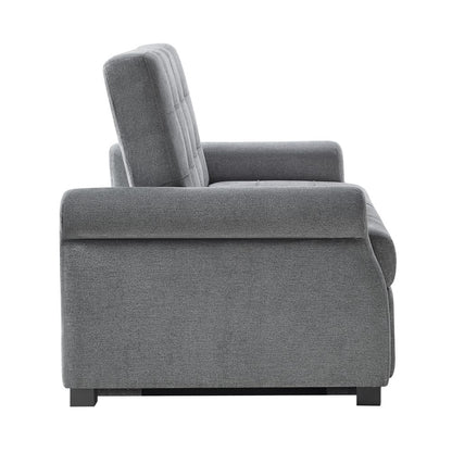 Serta - Hampton Queen Casual Convertible Charcoal - SA-HPTSA3TM3011 view 9