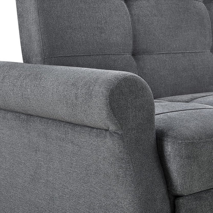 Serta - Hampton Queen Casual Convertible Charcoal - SA-HPTSA3TM3011 view 13