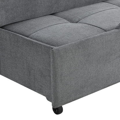 Serta - Hampton Queen Casual Convertible Charcoal - SA-HPTSA3TM3011 view 14