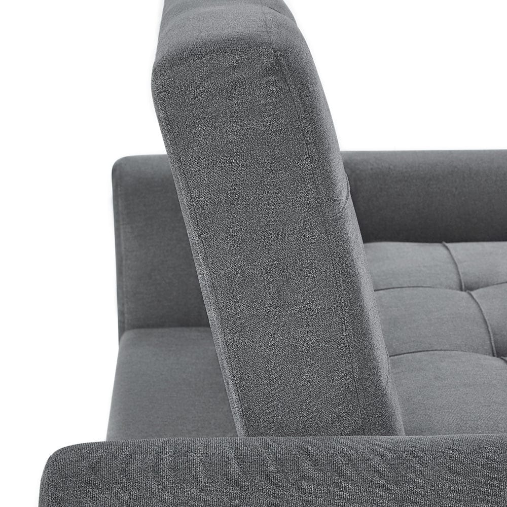 Serta - Hampton Queen Casual Convertible Charcoal - SA-HPTSA3TM3011 view 15