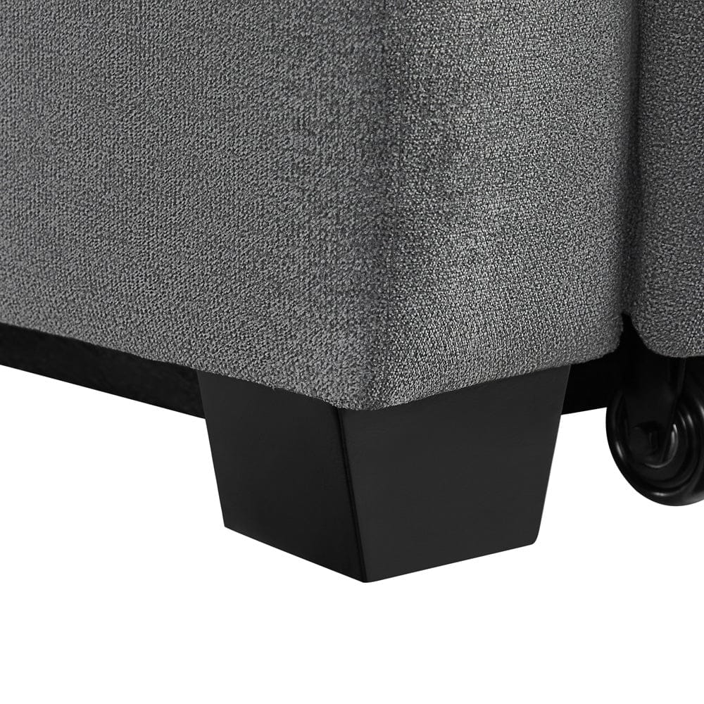 Serta - Hampton Queen Casual Convertible Charcoal - SA-HPTSA3TM3011 view 16