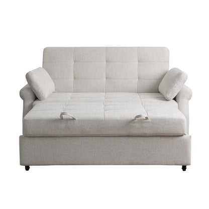 Serta - Hampton Queen Casual Convertible Oatmeal - SA-HPTSA3OAT view 2