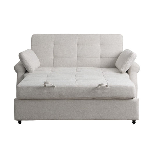 Serta - Hampton Queen Casual Convertible Oatmeal - SA-HPTSA3OAT view 2
