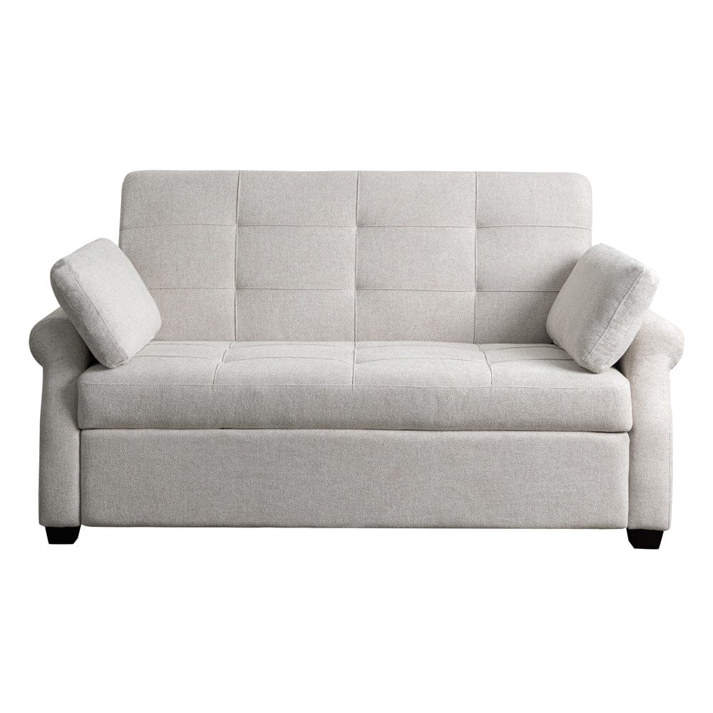 Serta - Hampton Queen Casual Convertible Oatmeal - SA-HPTSA3OAT view 3