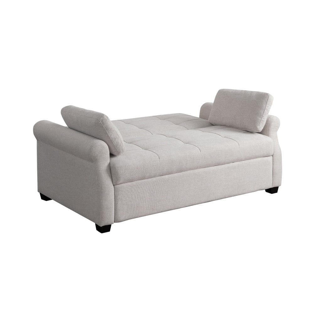 Serta - Hampton Queen Casual Convertible Oatmeal - SA-HPTSA3OAT view 5