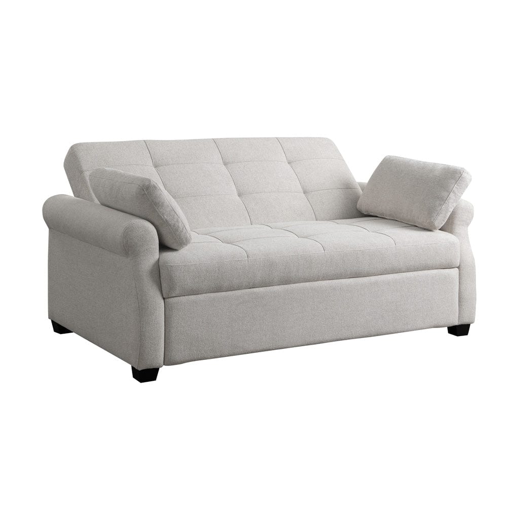 Serta - Hampton Queen Casual Convertible Oatmeal - SA-HPTSA3OAT view 7