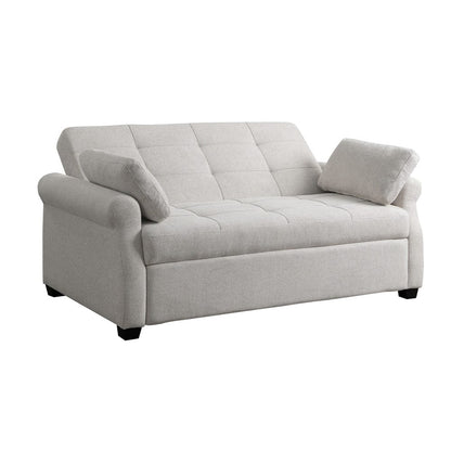 Serta - Hampton Queen Casual Convertible Oatmeal - SA-HPTSA3OAT view 7