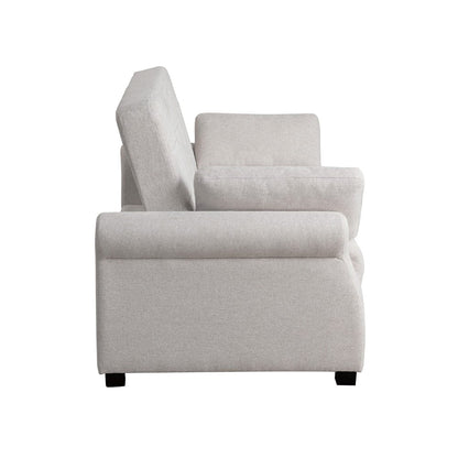 Serta - Hampton Queen Casual Convertible Oatmeal - SA-HPTSA3OAT view 9