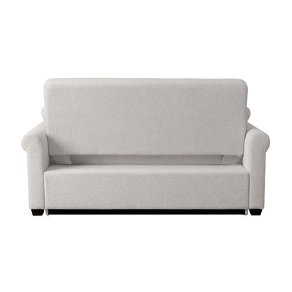 Serta - Hampton Queen Casual Convertible Oatmeal - SA-HPTSA3OAT view 11