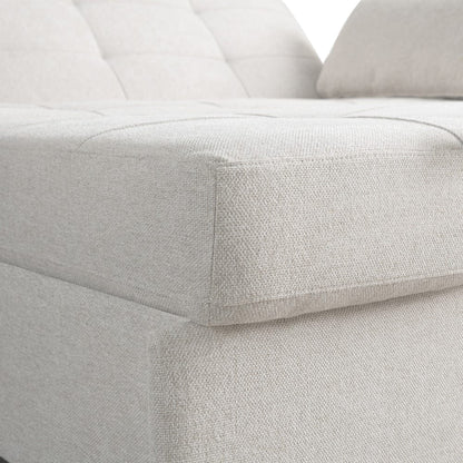 Serta - Hampton Queen Casual Convertible Oatmeal - SA-HPTSA3OAT view 16
