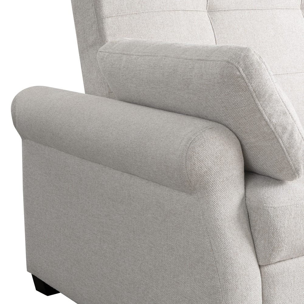 Serta - Hampton Queen Casual Convertible Oatmeal - SA-HPTSA3OAT view 20