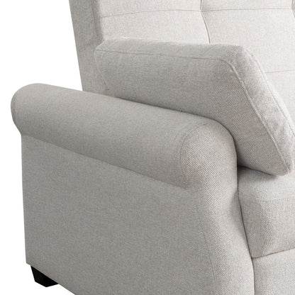 Serta - Hampton Queen Casual Convertible Oatmeal - SA-HPTSA3OAT view 20