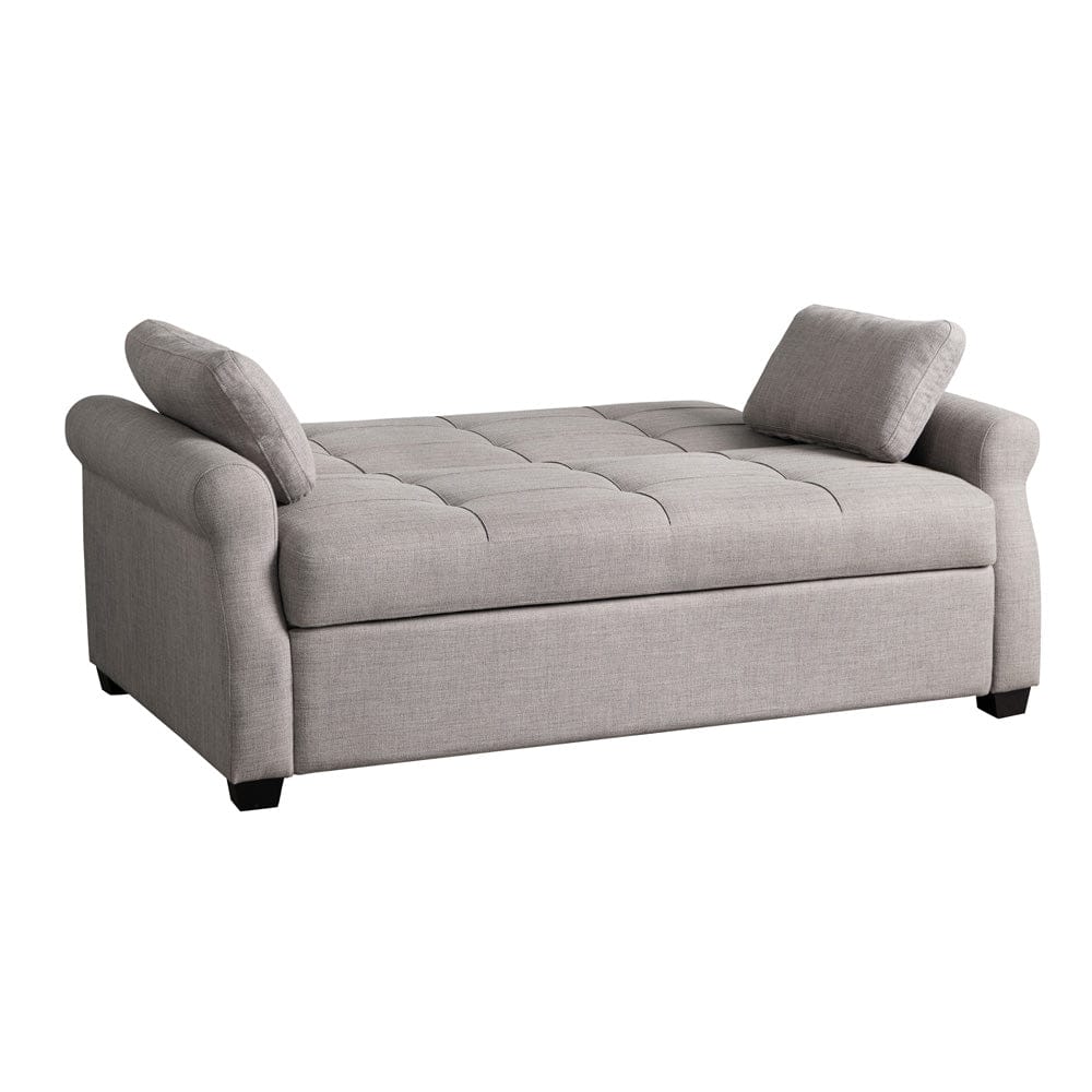 Serta - Hampton Queen Casual Convertible Steel - SA-HPTSA3STL view 3
