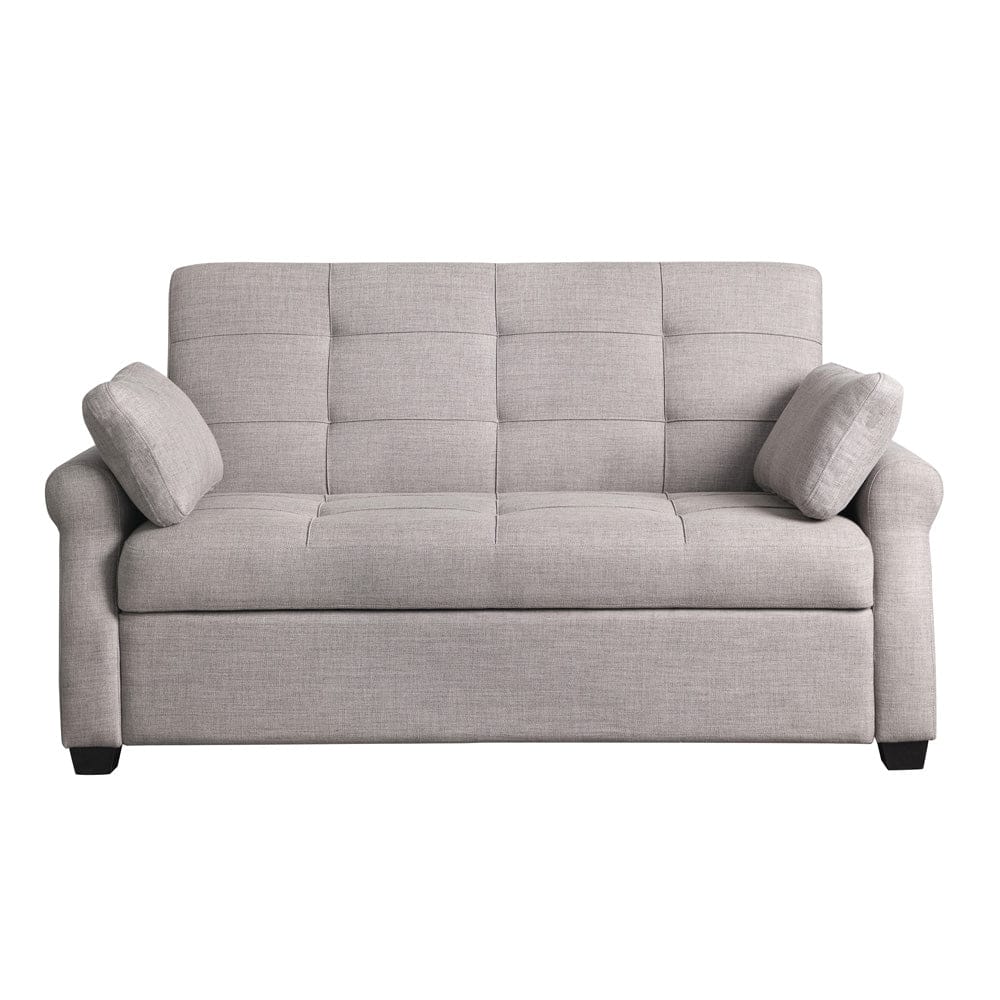 Serta - Hampton Queen Casual Convertible Steel - SA-HPTSA3STL view 4