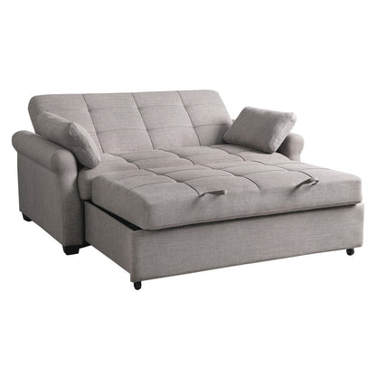 Serta - Hampton Queen Casual Convertible Steel - SA-HPTSA3STL view 6